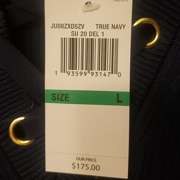 Navy Blue MK Dress - Picture 4 of 5